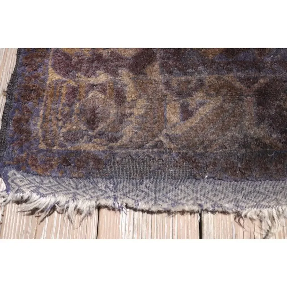 Vintage Antique WORN Distressed Turkish Caucasian Wool Prayer Rug 6.5'x3.5'